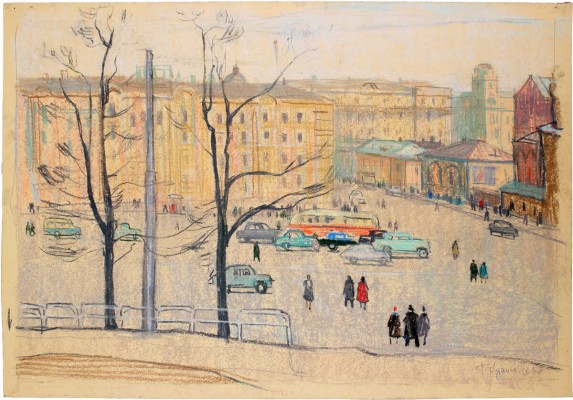 Храпак Георгий Васильевич. Москва. Площадь Ногина